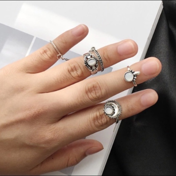 MIDI MOON RING SET - Picture 4 of 5